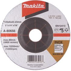 Makita A-80656 Brúsny kotúč INOX 125x6mm