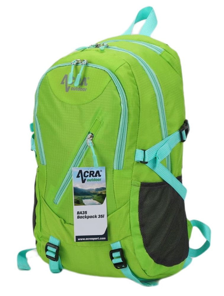 ACRAsport Batoh Backpack zelená 35 l