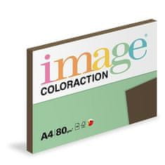 Image Coloraction papier pre výtvarné potreby A4/80g, Brown - Sýta hnedá, 100 listov