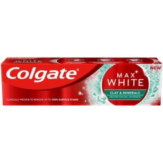 Colgate max biela zubná pasta ílové minerály 75ml