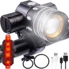 Trizand LED svetlá na bicykel T6 USB Trizand - 18669
