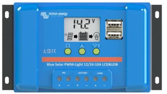 HADEX PWM solárny regulátor Victron Energy BlueSolar-LCD&USB 20A