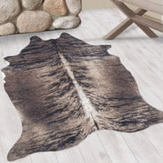 Ayyildiz Kusový koberec Etosha 4115 brown (tvar kožušiny) 100x135 tvar kožešiny