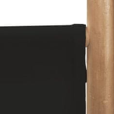 Vidaxl Skladací 4-panelový paraván 160 cm bambus a plátno
